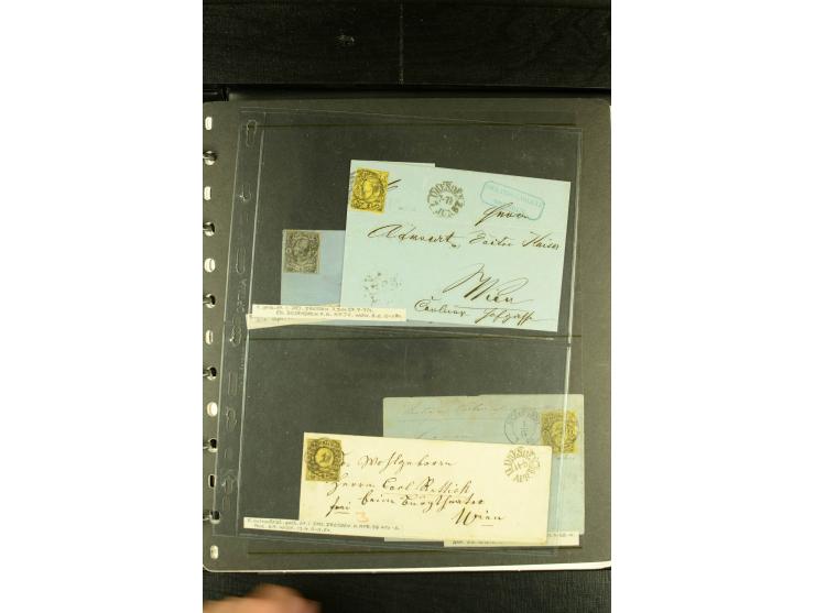 Baden bis Württemberg, sehr schöne ungebrauchte/postfrische und gestempelte Sammlung mit vielen Briefen, dabei viele bessere 