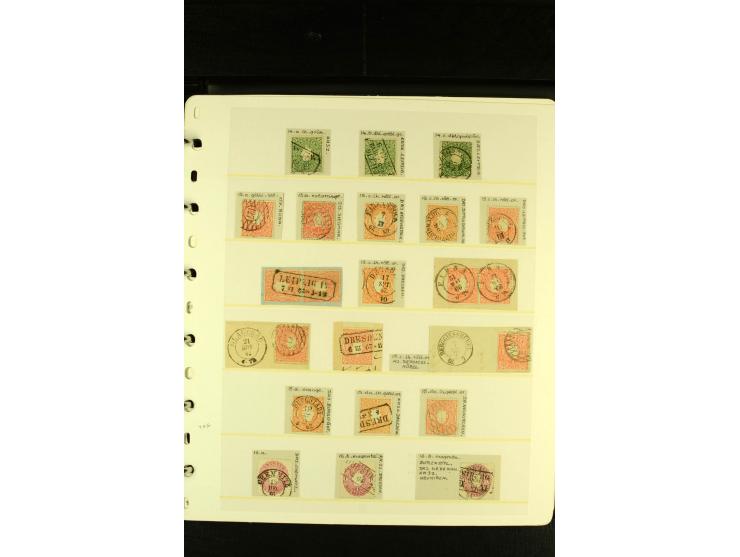 Baden bis Württemberg, sehr schöne ungebrauchte/postfrische und gestempelte Sammlung mit vielen Briefen, dabei viele bessere 
