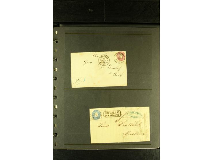 Baden bis Württemberg, sehr schöne ungebrauchte/postfrische und gestempelte Sammlung mit vielen Briefen, dabei viele bessere 