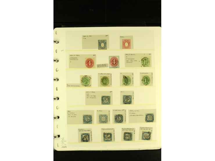 Baden bis Württemberg, sehr schöne ungebrauchte/postfrische und gestempelte Sammlung mit vielen Briefen, dabei viele bessere 