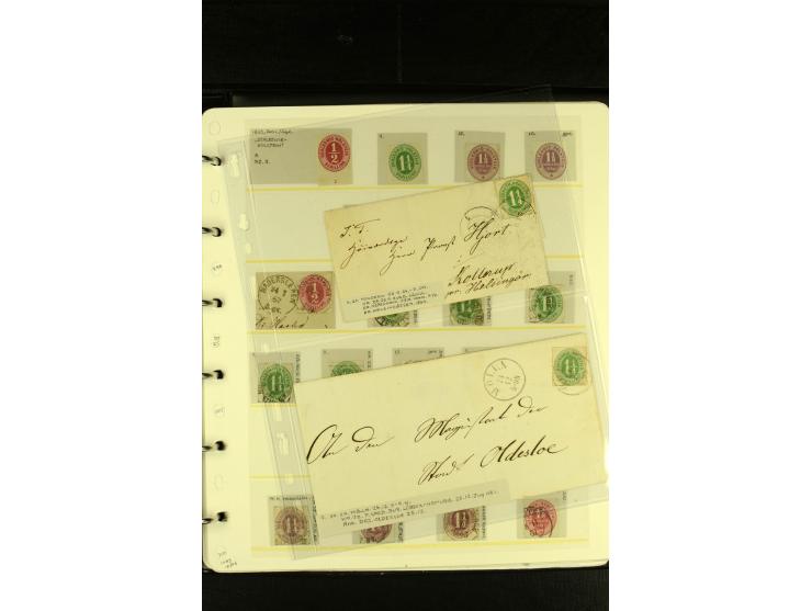 Baden bis Württemberg, sehr schöne ungebrauchte/postfrische und gestempelte Sammlung mit vielen Briefen, dabei viele bessere 