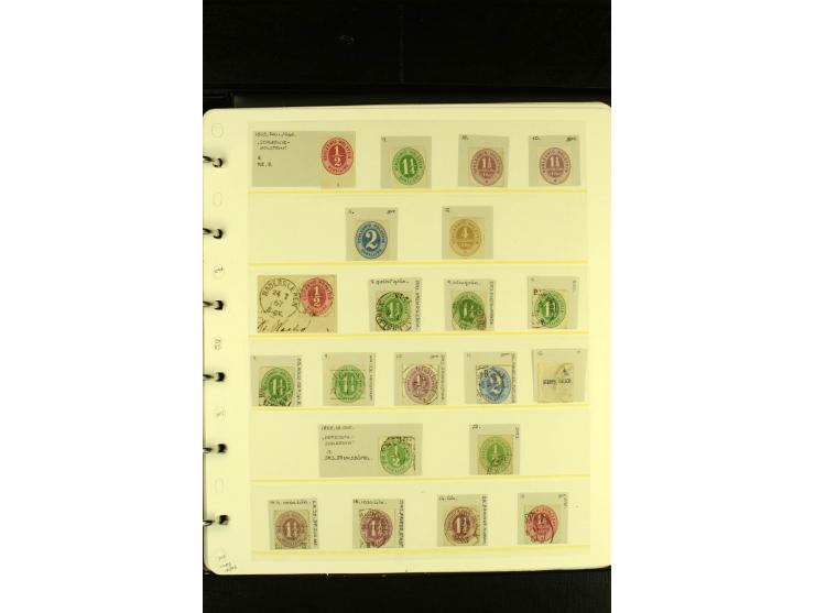 Baden bis Württemberg, sehr schöne ungebrauchte/postfrische und gestempelte Sammlung mit vielen Briefen, dabei viele bessere 