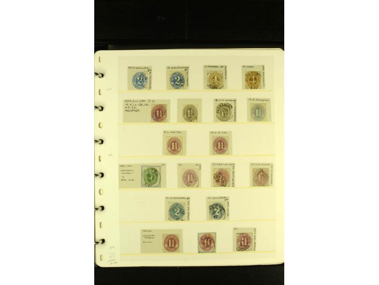 Baden bis Württemberg, sehr schöne ungebrauchte/postfrische und gestempelte Sammlung mit vielen Briefen, dabei viele bessere 