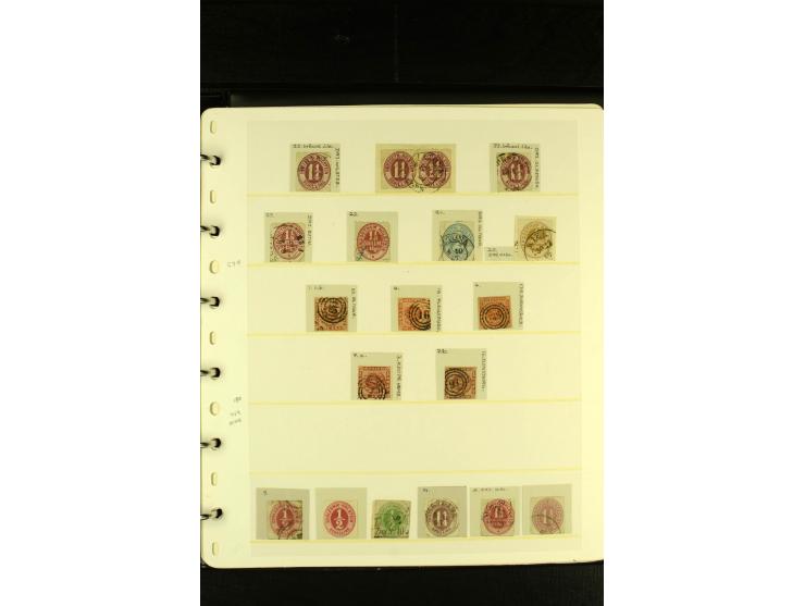 Baden bis Württemberg, sehr schöne ungebrauchte/postfrische und gestempelte Sammlung mit vielen Briefen, dabei viele bessere 