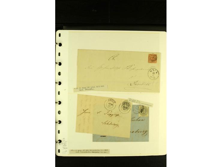 Baden bis Württemberg, sehr schöne ungebrauchte/postfrische und gestempelte Sammlung mit vielen Briefen, dabei viele bessere 