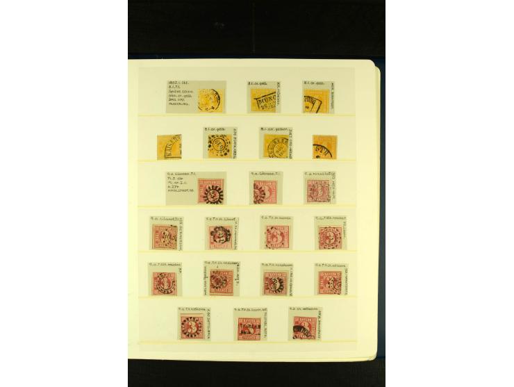 Baden bis Württemberg, sehr schöne ungebrauchte/postfrische und gestempelte Sammlung mit vielen Briefen, dabei viele bessere 