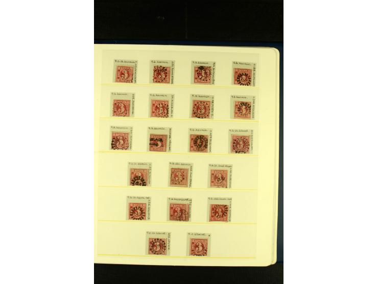 Baden bis Württemberg, sehr schöne ungebrauchte/postfrische und gestempelte Sammlung mit vielen Briefen, dabei viele bessere 