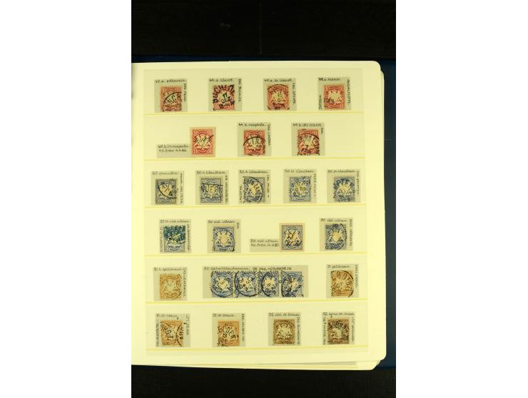 Baden bis Württemberg, sehr schöne ungebrauchte/postfrische und gestempelte Sammlung mit vielen Briefen, dabei viele bessere 
