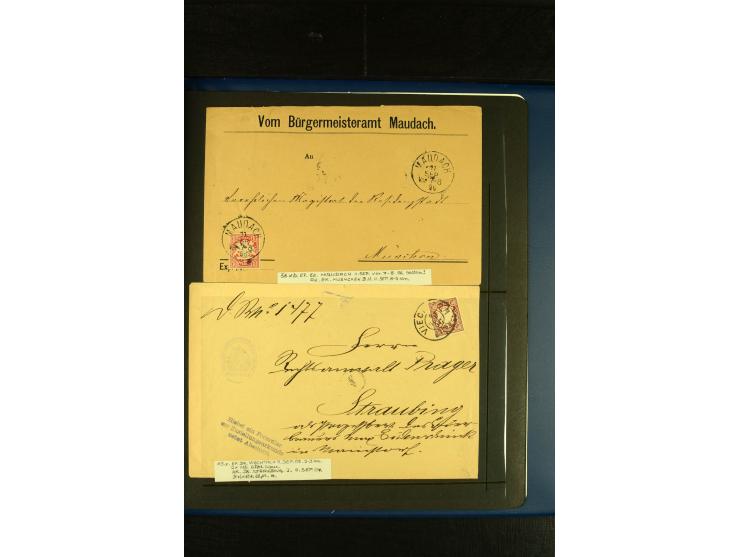 Baden bis Württemberg, sehr schöne ungebrauchte/postfrische und gestempelte Sammlung mit vielen Briefen, dabei viele bessere 