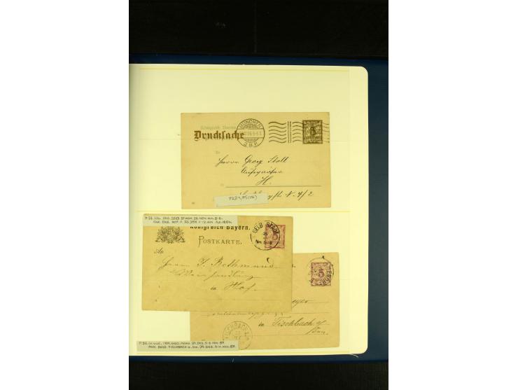 Baden bis Württemberg, sehr schöne ungebrauchte/postfrische und gestempelte Sammlung mit vielen Briefen, dabei viele bessere 
