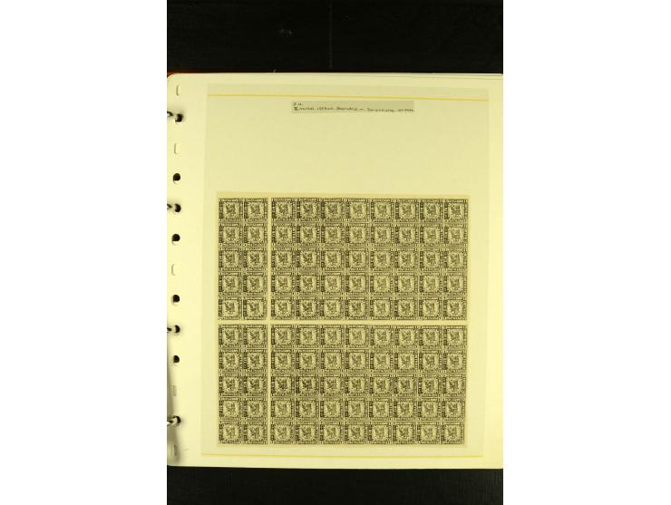 Baden bis Württemberg, sehr schöne ungebrauchte/postfrische und gestempelte Sammlung mit vielen Briefen, dabei viele bessere 