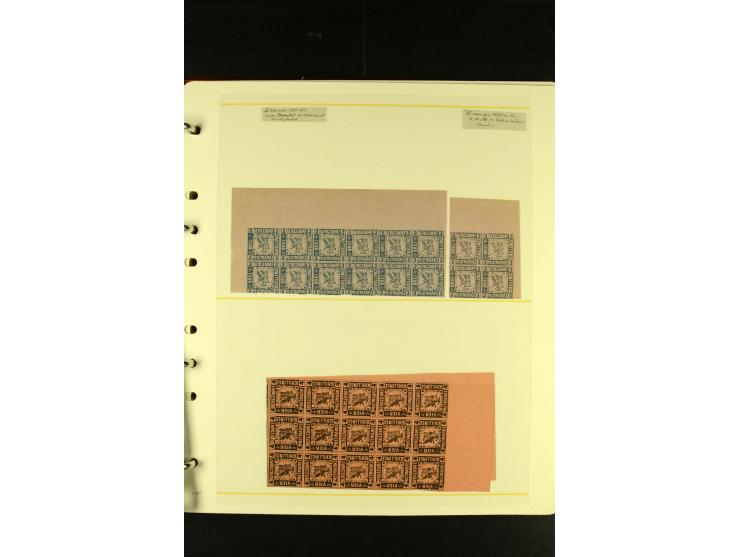 Baden bis Württemberg, sehr schöne ungebrauchte/postfrische und gestempelte Sammlung mit vielen Briefen, dabei viele bessere 