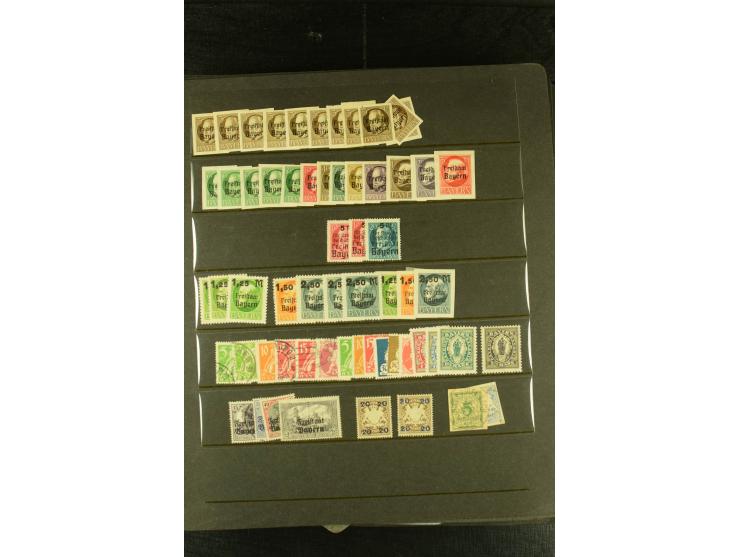 Baden bis Württemberg, sehr schöne ungebrauchte/postfrische und gestempelte Sammlung mit vielen Briefen, dabei viele bessere 