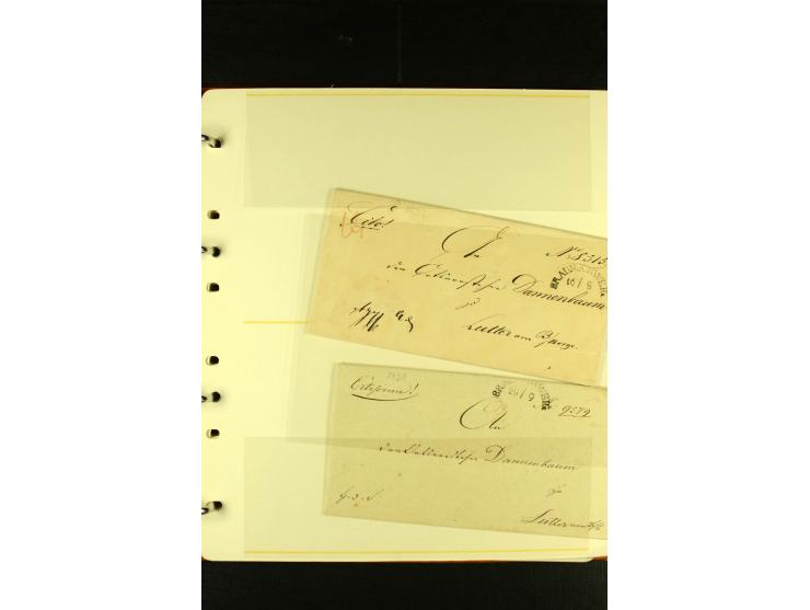 Baden bis Württemberg, sehr schöne ungebrauchte/postfrische und gestempelte Sammlung mit vielen Briefen, dabei viele bessere 
