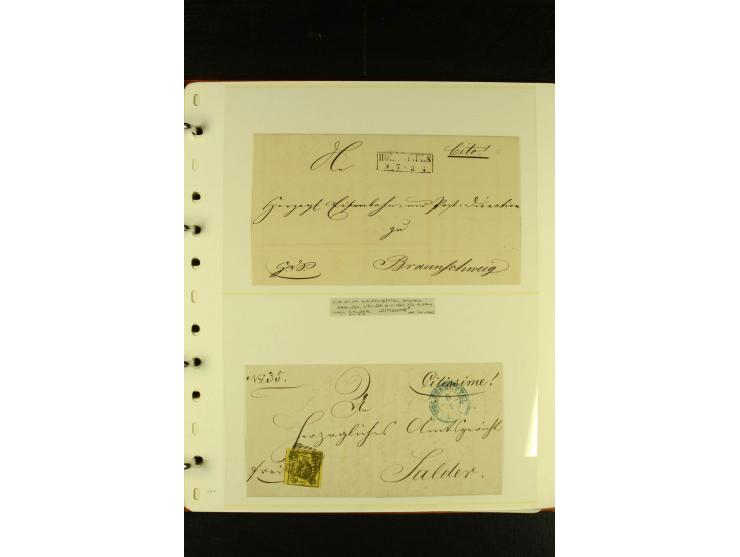 Baden bis Württemberg, sehr schöne ungebrauchte/postfrische und gestempelte Sammlung mit vielen Briefen, dabei viele bessere 