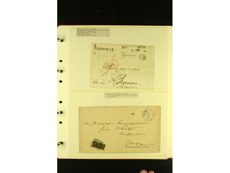Baden bis Württemberg, sehr schöne ungebrauchte/postfrische und gestempelte Sammlung mit vielen Briefen, dabei viele bessere 