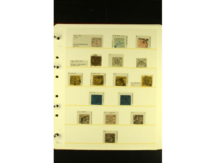 Baden bis Württemberg, sehr schöne ungebrauchte/postfrische und gestempelte Sammlung mit vielen Briefen, dabei viele bessere 