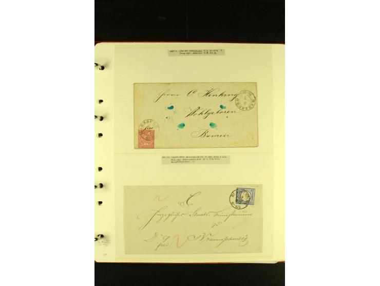 Baden bis Württemberg, sehr schöne ungebrauchte/postfrische und gestempelte Sammlung mit vielen Briefen, dabei viele bessere 