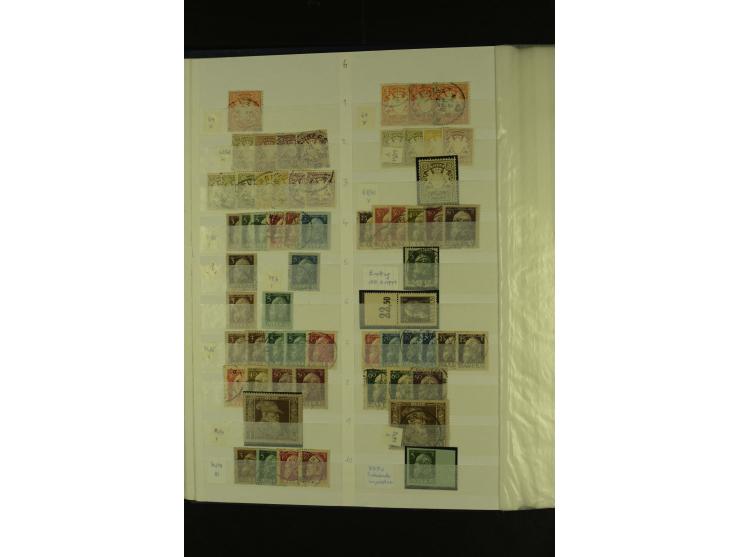 Baden bis Württemberg, meist gestempelte Sammlung mit einigen Farben, Doubletten, interessanten Stempeln, Marken mit Rändern,