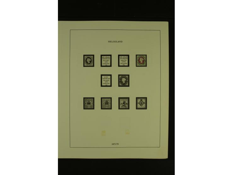 Baden bis Württemberg, gestempelte Sammlung mit meist kleineren und mittleren Werten im Vordruckalbum, Erhaltung von etwas fe