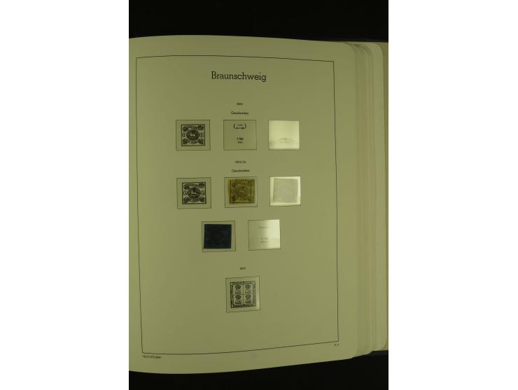 1849/1920, ungebrauchte und gestempelte kleine Teilsammlung mit u.a. Bayern Mi.-Nr. 4I