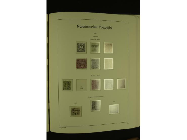1849/1920, ungebrauchte und gestempelte kleine Teilsammlung mit u.a. Bayern Mi.-Nr. 4I