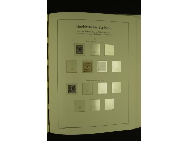 1849/1920, ungebrauchte und gestempelte kleine Teilsammlung mit u.a. Bayern Mi.-Nr. 4I