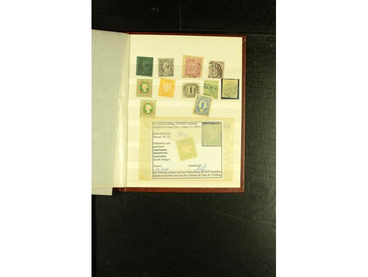 1850/1923, ungebrauchte und gestempelte Partie mit guten Ausgaben, teils Mängel