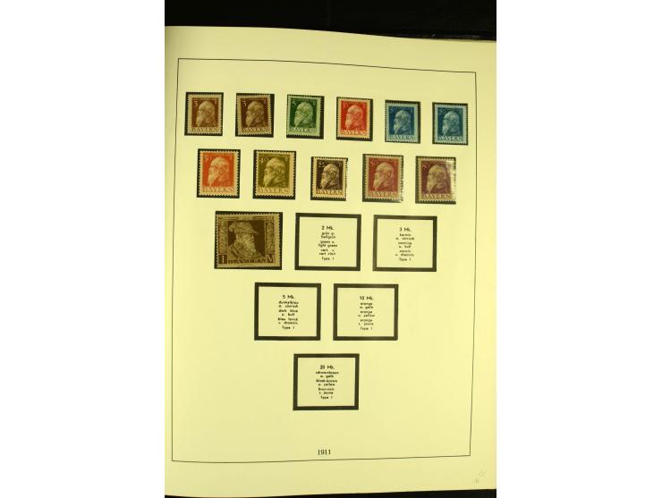 1850/1920, ungebrauchte und gestempelte Sammlung mit mittleren Ausgaben, übliche Erhaltung
