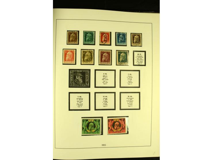 1850/1920, ungebrauchte und gestempelte Sammlung mit mittleren Ausgaben, übliche Erhaltung