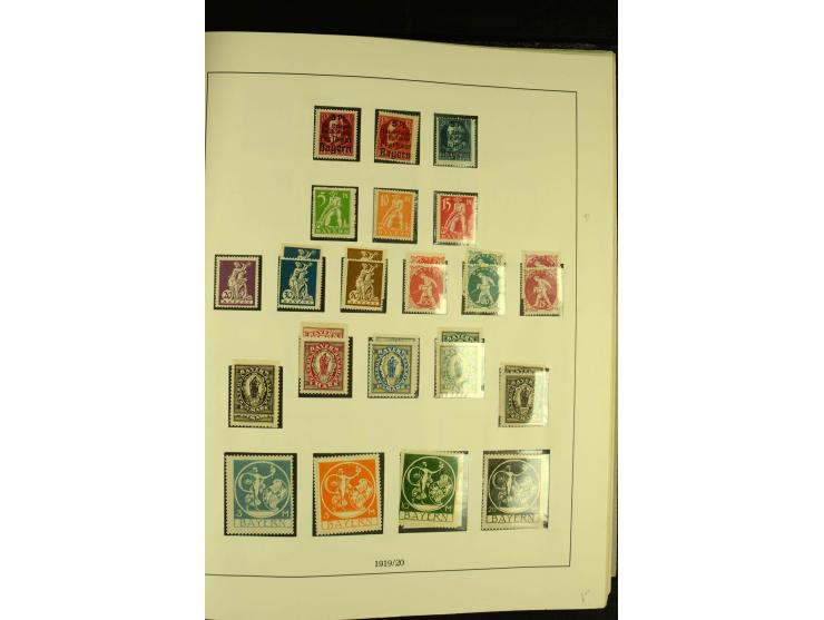 1850/1920, ungebrauchte und gestempelte Sammlung mit mittleren Ausgaben, übliche Erhaltung