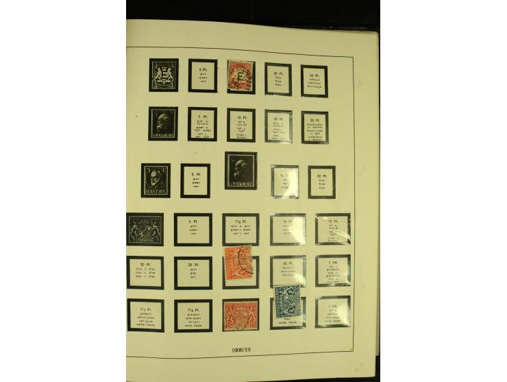 1850/1920, ungebrauchte und gestempelte Sammlung mit mittleren Ausgaben, übliche Erhaltung