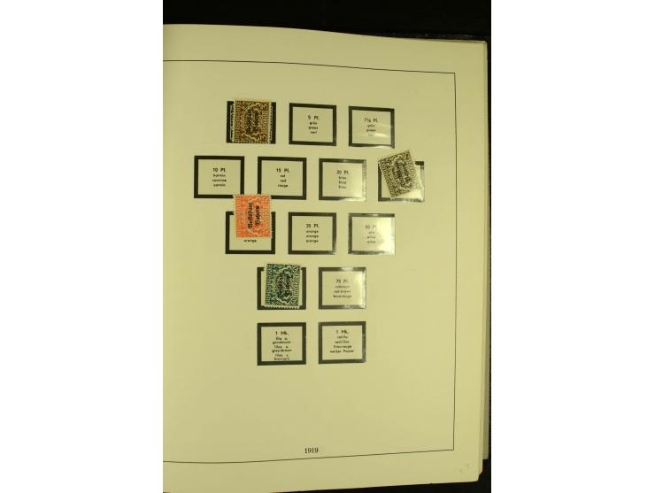 1850/1920, ungebrauchte und gestempelte Sammlung mit mittleren Ausgaben, übliche Erhaltung