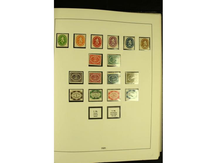 1850/1920, ungebrauchte und gestempelte Sammlung mit mittleren Ausgaben, übliche Erhaltung
