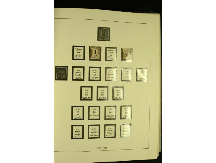 1850/1920, ungebrauchte und gestempelte Sammlung mit mittleren Ausgaben, übliche Erhaltung