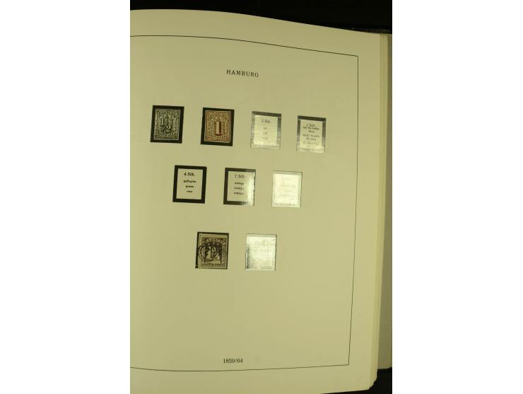 1850/1920, ungebrauchte und gestempelte Sammlung mit mittleren Ausgaben, übliche Erhaltung
