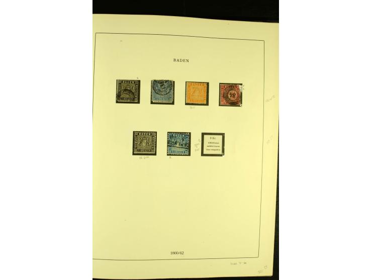 1850/1920, ungebrauchte und gestempelte Sammlung mit mittleren Ausgaben, übliche Erhaltung