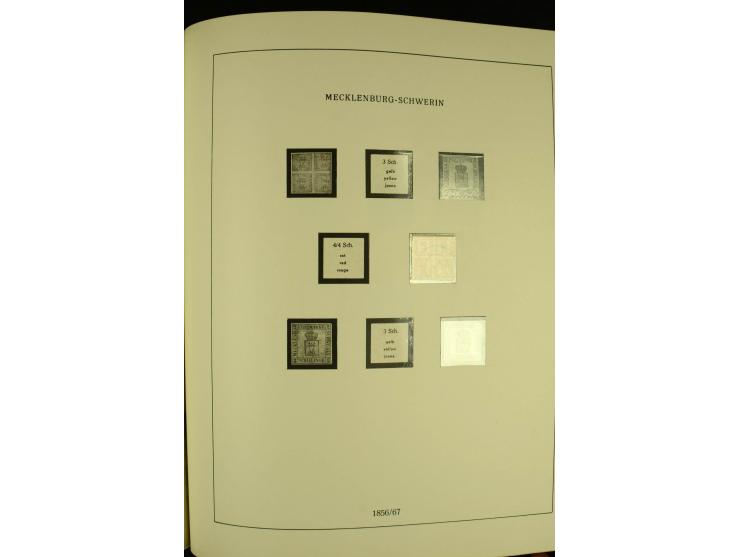 1850/1920, ungebrauchte und gestempelte Sammlung mit mittleren Ausgaben, übliche Erhaltung