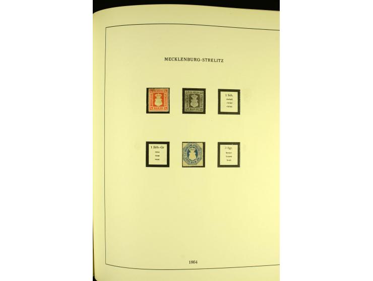 1850/1920, ungebrauchte und gestempelte Sammlung mit mittleren Ausgaben, übliche Erhaltung