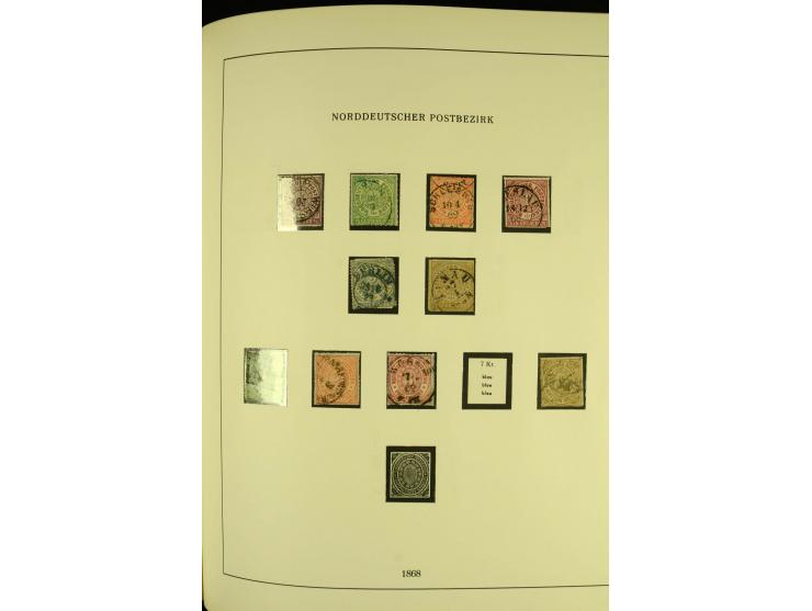 1850/1920, ungebrauchte und gestempelte Sammlung mit mittleren Ausgaben, übliche Erhaltung