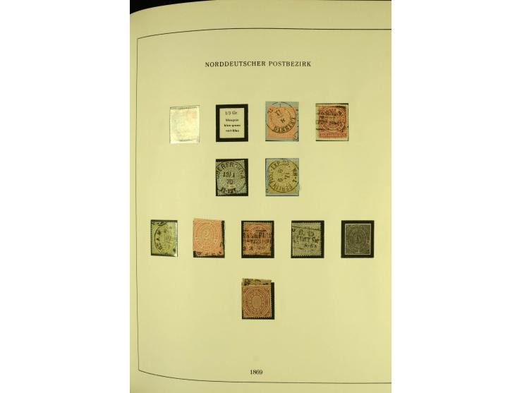 1850/1920, ungebrauchte und gestempelte Sammlung mit mittleren Ausgaben, übliche Erhaltung
