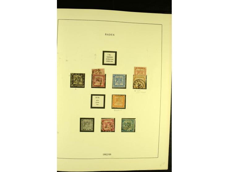 1850/1920, ungebrauchte und gestempelte Sammlung mit mittleren Ausgaben, übliche Erhaltung