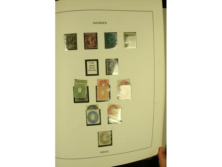 1850/1920, ungebrauchte und gestempelte Sammlung mit mittleren Ausgaben, übliche Erhaltung