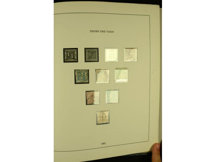 1850/1920, ungebrauchte und gestempelte Sammlung mit mittleren Ausgaben, übliche Erhaltung