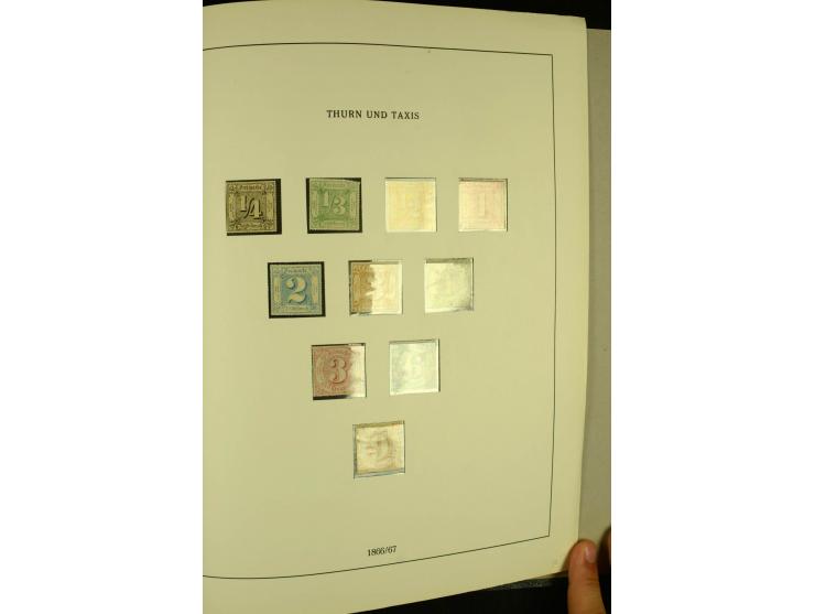 1850/1920, ungebrauchte und gestempelte Sammlung mit mittleren Ausgaben, übliche Erhaltung