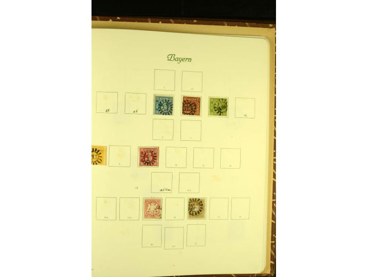 1850/1920, ungebrauchte und gestempelte Sammlung mit mittleren Ausgaben, übliche Erhaltung
