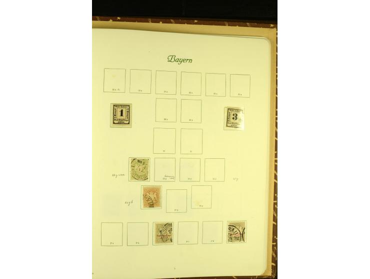 1850/1920, ungebrauchte und gestempelte Sammlung mit mittleren Ausgaben, übliche Erhaltung
