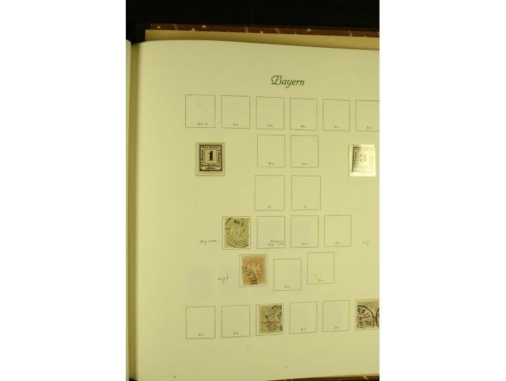 1850/1920, ungebrauchte und gestempelte Sammlung mit mittleren Ausgaben, übliche Erhaltung