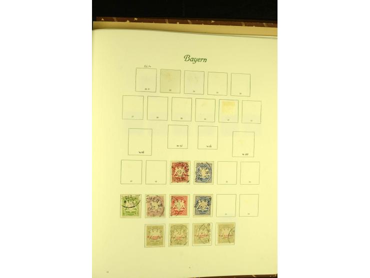 1850/1920, ungebrauchte und gestempelte Sammlung mit mittleren Ausgaben, übliche Erhaltung