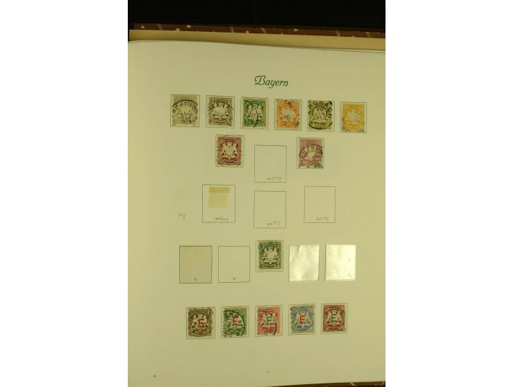 1850/1920, ungebrauchte und gestempelte Sammlung mit mittleren Ausgaben, übliche Erhaltung